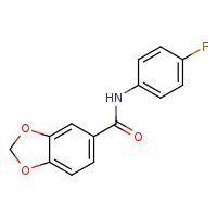 N-(4-fluorophenyl)-2H-1,3-benzodioxole-5-carboxamide