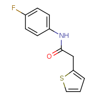 N-(4-fluorophenyl)-2-(thiophen-2-yl)acetamide