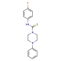 N-(4-fluorophenyl)-4-phenylpiperazine-1-carbothioamide