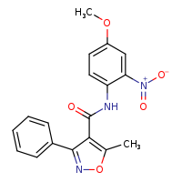N-(4-methoxy-2-nitrophenyl)-5-methyl-3-phenyl-1,2-oxazole-4-carboxamide