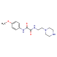N-(4-methoxyphenyl)-N'-[2-(piperazin-1-yl)ethyl]ethanediamide