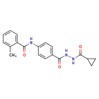 N-[4-(N'-cyclopropanecarbonylhydrazinecarbonyl)phenyl]-2-methylbenzamide