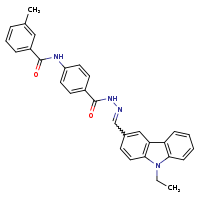 N-(4-{N'-[(E)-(9-ethylcarbazol-3-yl)methylidene]hydrazinecarbonyl}phenyl)-3-methylbenzamide