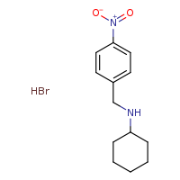 N-[(4-nitrophenyl)methyl]cyclohexanamine hydrobromide