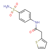 N-(4-sulfamoylphenyl)-2-(thiophen-2-yl)acetamide