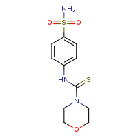 N-(4-sulfamoylphenyl)morpholine-4-carbothioamide