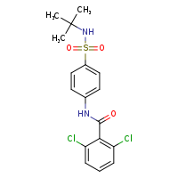 N-[4-(tert-butylsulfamoyl)phenyl]-2,6-dichlorobenzamide