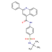N-[4-(tert-butylsulfamoyl)phenyl]-2-phenylquinoline-4-carboxamide
