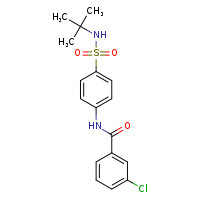 N-[4-(tert-butylsulfamoyl)phenyl]-3-chlorobenzamide