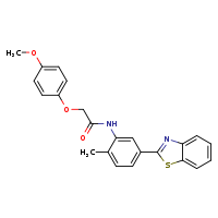 N-[5-(1,3-benzothiazol-2-yl)-2-methylphenyl]-2-(4-methoxyphenoxy)acetamide