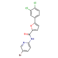 N-(5-bromopyridin-2-yl)-5-(3,4-dichlorophenyl)furan-2-carboxamide