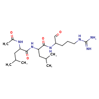 N-(5-carbamimidamido-1-oxopentan-2-yl)-2-(2-acetamido-4-methylpentanamido)-4-methylpentanamide