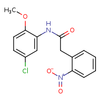 N-(5-chloro-2-methoxyphenyl)-2-(2-nitrophenyl)acetamide