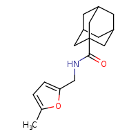N-[(5-methylfuran-2-yl)methyl]adamantane-1-carboxamide