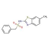 N-(6-methyl-1,3-benzothiazol-2-yl)-1-phenylmethanesulfonamide