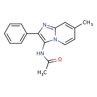 N-{7-methyl-2-phenylimidazo[1,2-a]pyridin-3-yl}acetamide