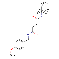 N'-(adamantan-1-yl)-N-[(4-methoxyphenyl)methyl]succinamide