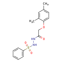 N'-(benzenesulfonyl)-2-(2,4-dimethylphenoxy)acetohydrazide