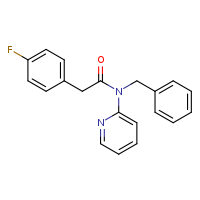 N-benzyl-2-(4-fluorophenyl)-N-(pyridin-2-yl)acetamide