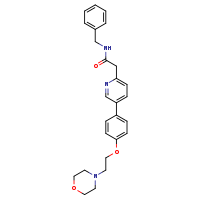 N-benzyl-2-(5-{4-[2-(morpholin-4-yl)ethoxy]phenyl}pyridin-2-yl)acetamide
