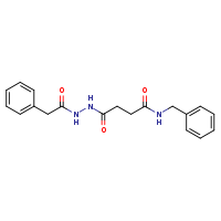 N-benzyl-3-[N'-(2-phenylacetyl)hydrazinecarbonyl]propanamide