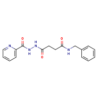 N-benzyl-3-[N'-(pyridine-2-carbonyl)hydrazinecarbonyl]propanamide