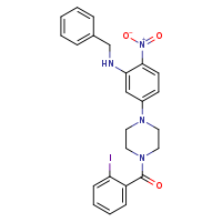 N-benzyl-5-[4-(2-iodobenzoyl)piperazin-1-yl]-2-nitroaniline