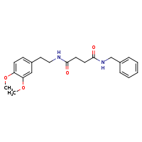 N'-benzyl-N-[2-(3,4-dimethoxyphenyl)ethyl]succinamide