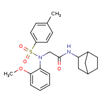 N-{bicyclo[2.2.1]heptan-2-yl}-2-[N-(2-methoxyphenyl)-4-methylbenzenesulfonamido]acetamide