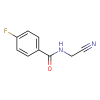 N-(cyanomethyl)-4-fluorobenzamide