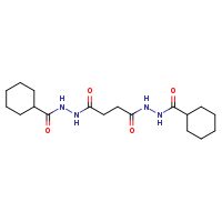 N'-cyclohexanecarbonyl-4-(cyclohexylformohydrazido)-4-oxobutanehydrazide