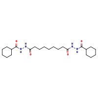 N'-cyclohexanecarbonyl-9-(cyclohexylformohydrazido)-9-oxononanehydrazide