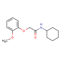 N-cyclohexyl-2-(2-methoxyphenoxy)acetamide