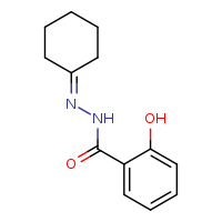 N'-cyclohexylidene-2-hydroxybenzohydrazide