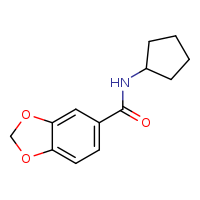N-cyclopentyl-2H-1,3-benzodioxole-5-carboxamide