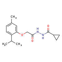 N'-cyclopropanecarbonyl-2-(2-isopropyl-5-methylphenoxy)acetohydrazide