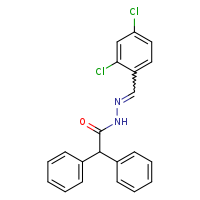 N'-[(E)-(2,4-dichlorophenyl)methylidene]-2,2-diphenylacetohydrazide