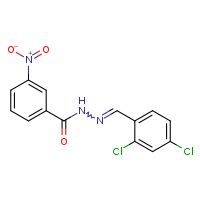 N'-[(E)-(2,4-dichlorophenyl)methylidene]-3-nitrobenzohydrazide