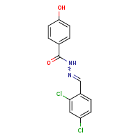 N'-[(E)-(2,4-dichlorophenyl)methylidene]-4-hydroxybenzohydrazide