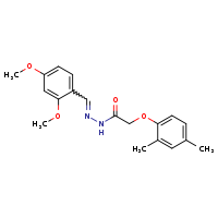 N'-[(E)-(2,4-dimethoxyphenyl)methylidene]-2-(2,4-dimethylphenoxy)acetohydrazide
