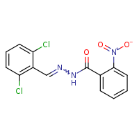 N'-[(E)-(2,6-dichlorophenyl)methylidene]-2-nitrobenzohydrazide