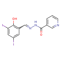 N'-[(E)-(2-hydroxy-3,5-diiodophenyl)methylidene]pyridine-3-carbohydrazide