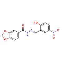 N'-[(E)-(2-hydroxy-5-nitrophenyl)methylidene]-2H-1,3-benzodioxole-5-carbohydrazide