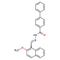 N'-[(E)-(2-methoxynaphthalen-1-yl)methylidene]-[1,1'-biphenyl]-4-carbohydrazide
