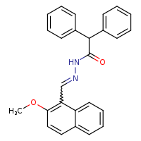 N'-[(E)-(2-methoxynaphthalen-1-yl)methylidene]-2,2-diphenylacetohydrazide