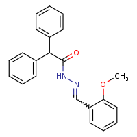 N'-[(E)-(2-methoxyphenyl)methylidene]-2,2-diphenylacetohydrazide