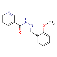 N'-[(E)-(2-methoxyphenyl)methylidene]pyridine-3-carbohydrazide