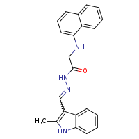 N'-[(E)-(2-methyl-1H-indol-3-yl)methylidene]-2-(naphthalen-1-ylamino)acetohydrazide