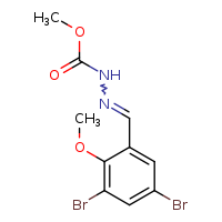 N'-[(E)-(3,5-dibromo-2-methoxyphenyl)methylidene]methoxycarbohydrazide