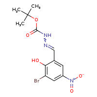 N'-[(E)-(3-bromo-2-hydroxy-5-nitrophenyl)methylidene]tert-butoxycarbohydrazide